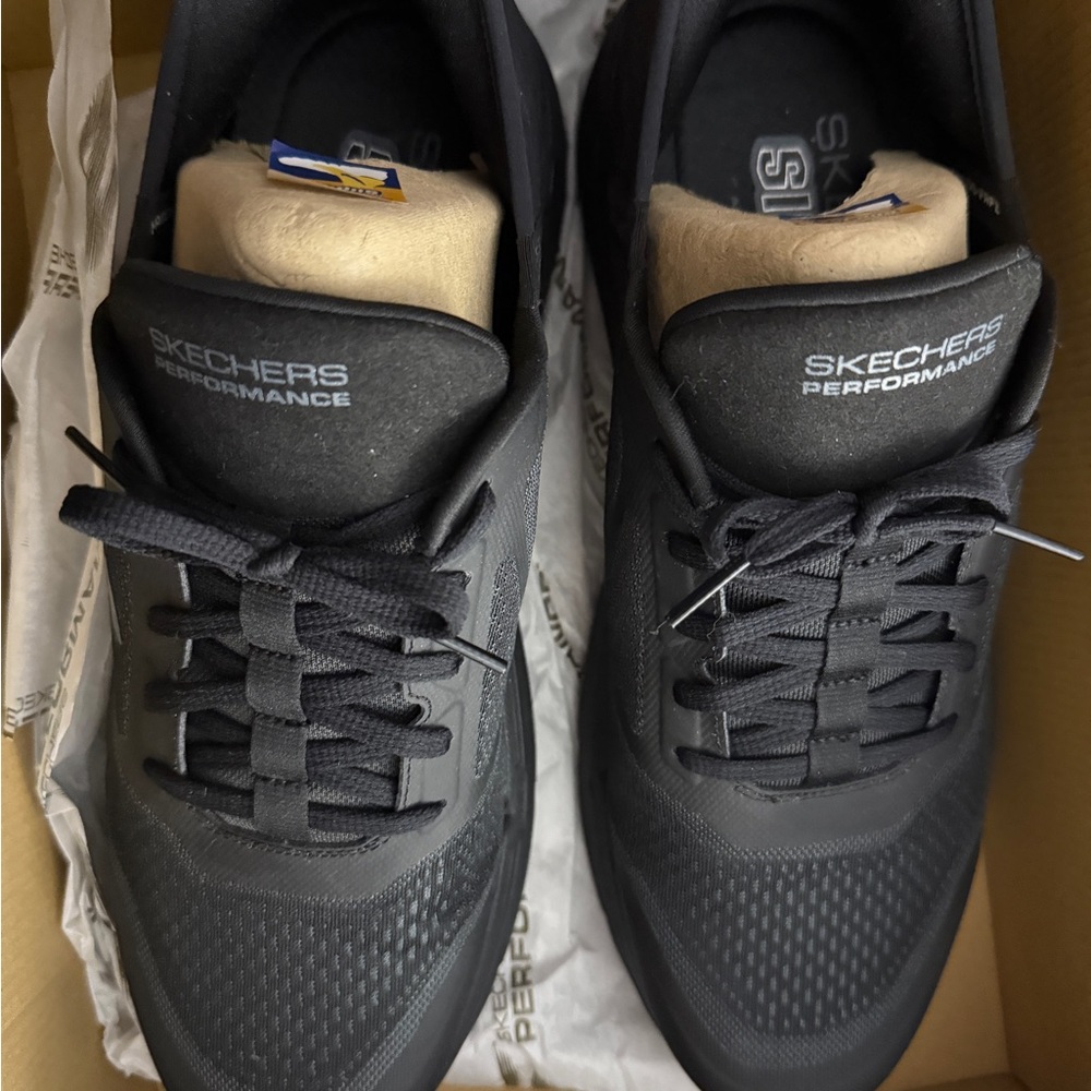Skechers Black Athletic Shoes with Memory Foam
